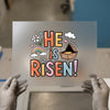 He Is Risen! Easter Celebration | DTF Transfer Ready to Press | Christian Heat Transfer