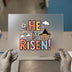 He Is Risen! Easter Celebration | DTF Transfer Ready to Press | Christian Heat Transfer