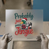 Christmas Duck Jingle Design | DTF Transfer Ready to Press | Holiday Heat Transfer