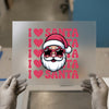 Cool Santa I Love Santa | DTF Transfer Ready to Press | Retro Christmas Heat Transfer