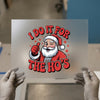 Funny Santa DTF Transfer | Ready to Press | Retro Christmas Heat Transfer