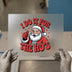 Funny Santa DTF Transfer | Ready to Press | Retro Christmas Heat Transfer