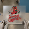 Howdy Christmas Red Boots | DTF Transfer Ready to Press | Western Heat Transfer