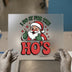 Funny Santa 'I Do It For The Ho's' | DTF Transfer Ready to Press | Retro Christmas Heat Transfer
