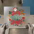 Jolly Merry & Bright Christmas | DTF Transfer Ready to Press | Holiday Heat Transfer