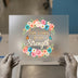 Bible Verse Floral Wreath DTF Transfer | Ready to Press Heat Transfer