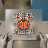 Game Day Basketball DTF Transfer | Ready to Press | Retro Floral Heat Transfer