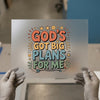 God's Got Big Plans For Me | DTF Transfer Ready to Press | Motivational Heat Transfer