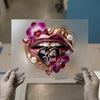 Glam Lips & Heart | DTF Transfer Ready to Press | Romantic Heat Transfer