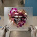 Glam Lips & Heart | DTF Transfer Ready to Press | Romantic Heat Transfer