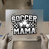Soccer Mama Glitter Ball | DTF Transfer Ready to Press | Sports Mom Heat Transfer