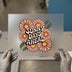 Sunny Days Ahead Daisies | DTF Transfer Ready to Press | Retro Floral Heat Transfer