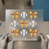 Baseball & Bows | DTF Transfer Ready to Press | Retro Sporty Heat Transfer