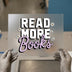 Read More Books DTF Transfer | Ready to Press | Retro Floral Heat Transfer