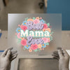 Best Mama Ever Floral Wreath | DTF Transfer Ready to Press | Retro Bloom Heat Transfer