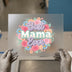 Best Mama Ever Floral Wreath | DTF Transfer Ready to Press | Retro Bloom Heat Transfer
