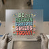 Be The Reason Someone Smiles Today | DTF Transfer Ready to Press | Retro Inspirational Heat Transfer