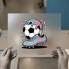Soccer Ball & Cleat DTF Transfer Ready to Press | Kawaii Style Heat Transfer