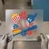 Retro Baseball Game Day | DTF Transfer Ready to Press | Distressed Heat Transfer