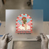 Love is in the Air Gas Mask Cupid | DTF Transfer Ready to Press | Retro Heat Transfer