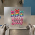 Holly Jolly Christmas Trees DTF Transfer Ready to Press | Holiday Heat Transfer