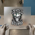 Respect My Opinion Skull DTF Transfer Ready to Press | Sarcastic Heat Transfer