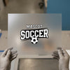 Mascot Soccer DTF Transfer Ready to Press | Sports Team Heat Transfer