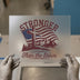 Stronger Than The Storm DTF Transfer | Ready to Press Heat Transfer | Patriotic Faith