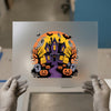 Haunted House Halloween | DTF Transfer Ready to Press | Spooky Heat Transfer