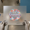 Best Grandma Ever Floral Wreath | DTF Transfer Ready to Press | Sweet Heat Transfer