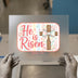 He Is Risen Easter Cross Calligraphy | DTF Transfer Ready to Press | Spring Heat Transfer