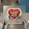 Romance Reader Motel Neon Sign | DTF Transfer Ready to Press | Retro Heat Transfer