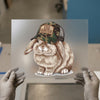 Egg Hunter Bunny | DTF Transfer Ready to Press | Easter Heat Transfer