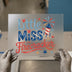 Little Miss Firecracker | DTF Transfer Ready to Press | Patriotic Heat Transfer