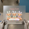 Cute Highland Cow Easter | DTF Transfer Ready to Press | Spring Heat Transfer