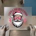 I Love A Man With A Beard | DTF Transfer Ready to Press | Retro Santa Heat Transfer
