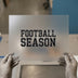 Football Season | DTF Transfer Ready to Press | Distressed Collegiate Heat Transfer