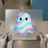 Pastel Swirl Ghost | DTF Transfer Ready to Press | Spooky Cute Heat Transfer