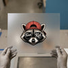 Feral Kid Raccoon | DTF Transfer Ready to Press | Retro Animal Heat Transfer