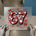 Heart-Filled "67" Design | DTF Transfer Ready to Press | Valentine's Heat Transfer