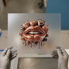 Chocolate Lips & Hearts | DTF Transfer Ready to Press | Sweet Treat Heat Transfer
