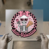 Anti-Valentine Skeleton DTF Transfer | Ready to Press | Quirky Heat Transfer