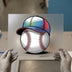 Baseball with Cap DTF Transfer Ready to Press | Sports Heat Transfer