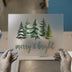 Merry & Bright Christmas Trees | DTF Transfer Ready to Press | Holiday Heat Transfer