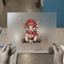 Coffee Addict Highland Cow | DTF Transfer Ready to Press | Cute Animal Heat Transfer
