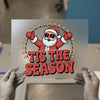 Cool Santa "Tis the Season" | DTF Transfer Ready to Press | Retro Christmas Heat Transfer