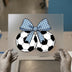Soccer Ball Bow | DTF Transfer Ready to Press | Sporty Heat Transfer