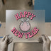 Happy New Year Disco Ball | DTF Transfer Ready to Press | Retro New Year Heat Transfer