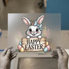 Happy Easter Bunny Sign | DTF Transfer Ready to Press | Cute Heat Transfer