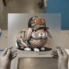 Egg Hunter Bunny DTF Transfer Ready to Press | Cute Style Heat Transfer